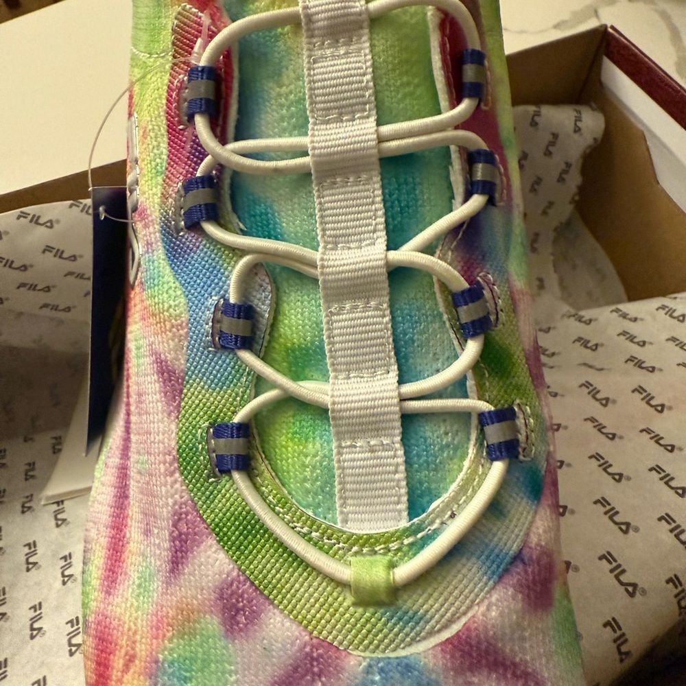 New in box FILA memory skyway 2.0 tie dye sneakers size 12 - Picture 2 of 7